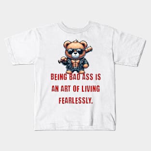 Badass teddy 1.0 Kids T-Shirt